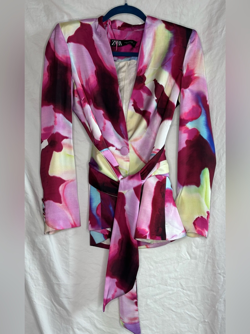 ZARA WATERCOLOR BLAZER Size: XS